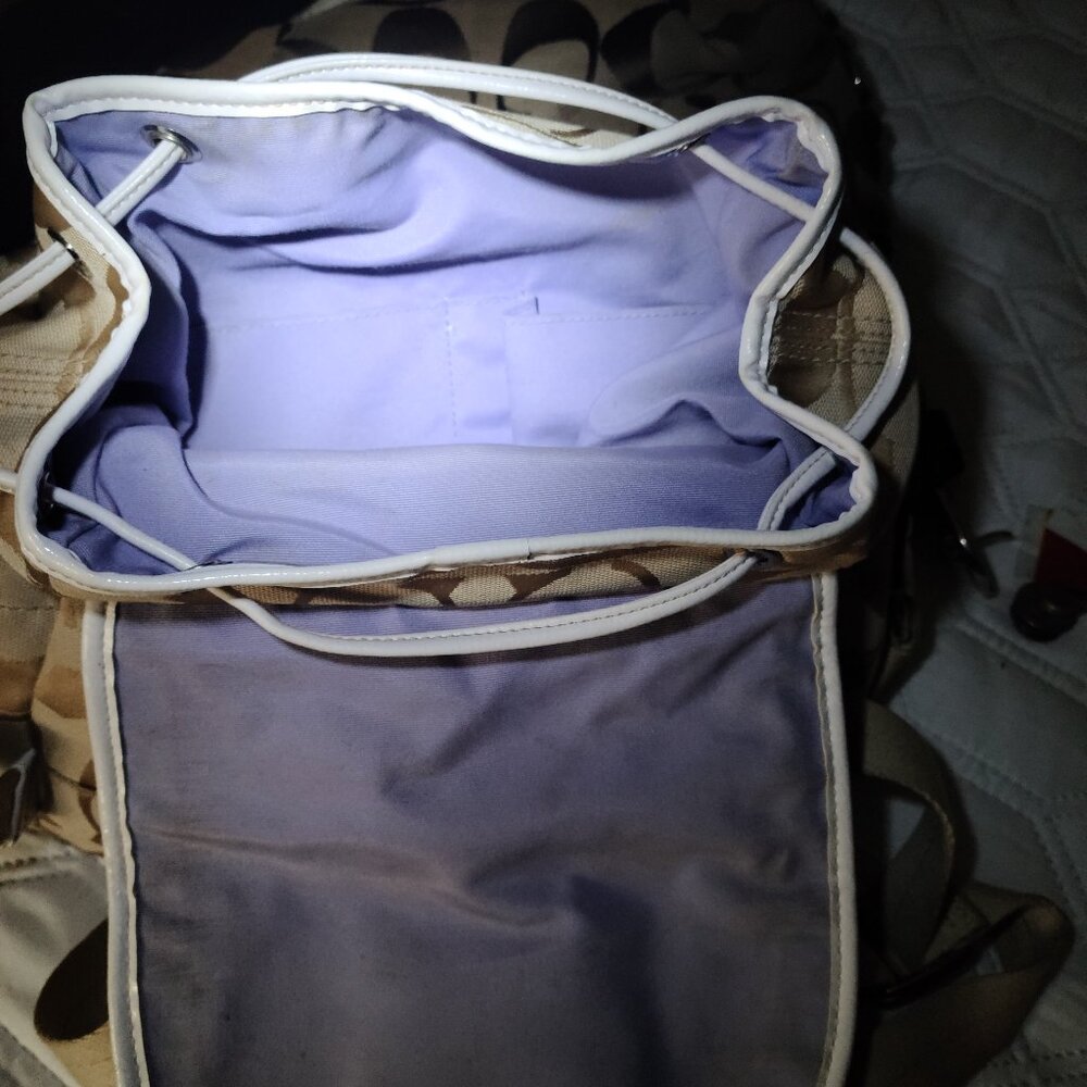 Coach Signature Backpack - Picture 7 of 7